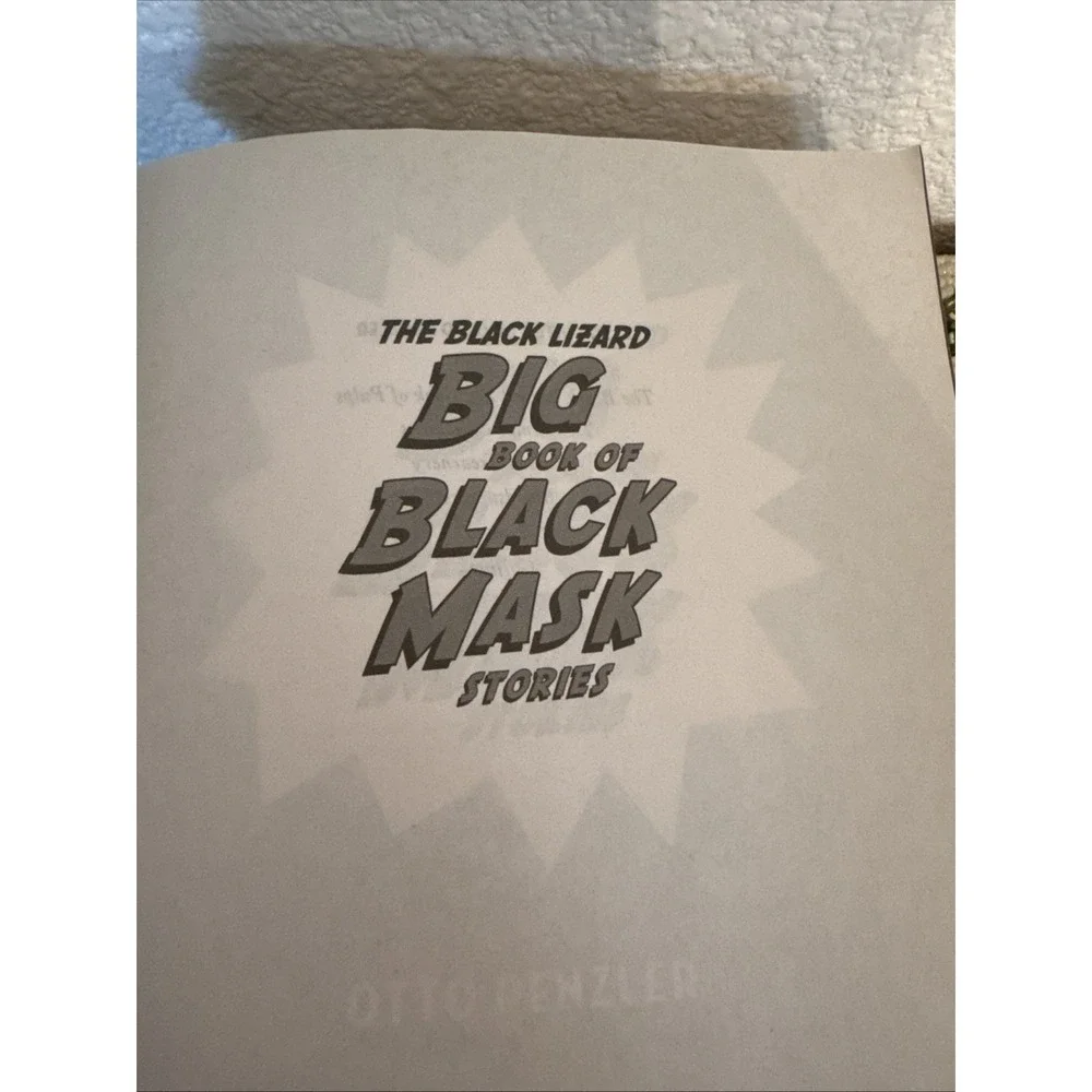 The Black Lizard Big Book of Black Mask Stories (Vin...